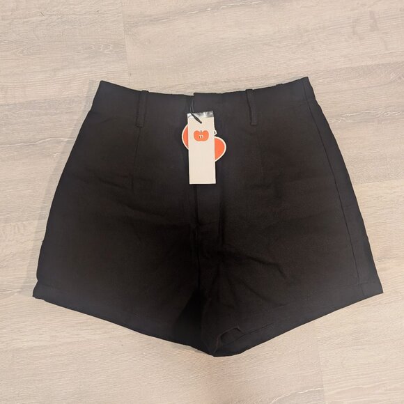 NWT Cider Black Tailored Shorts - Picture 1 of 6